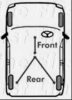 FIRST LINE FKB1344 Cable, parking brake